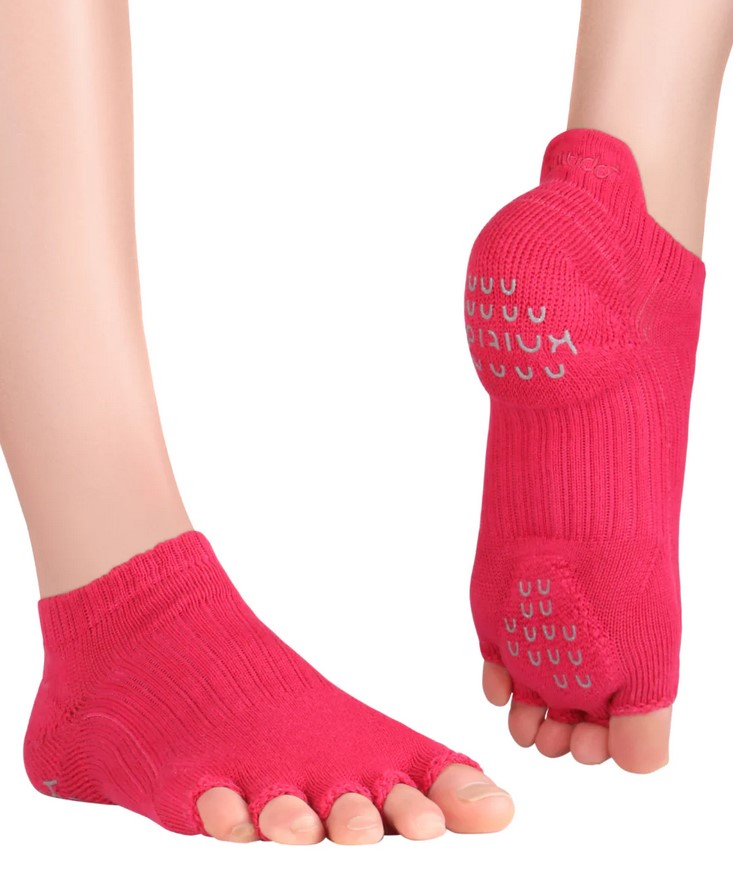 KNITIDO Pilates / Yoga Zehen Socken TANI Magenta_39-42