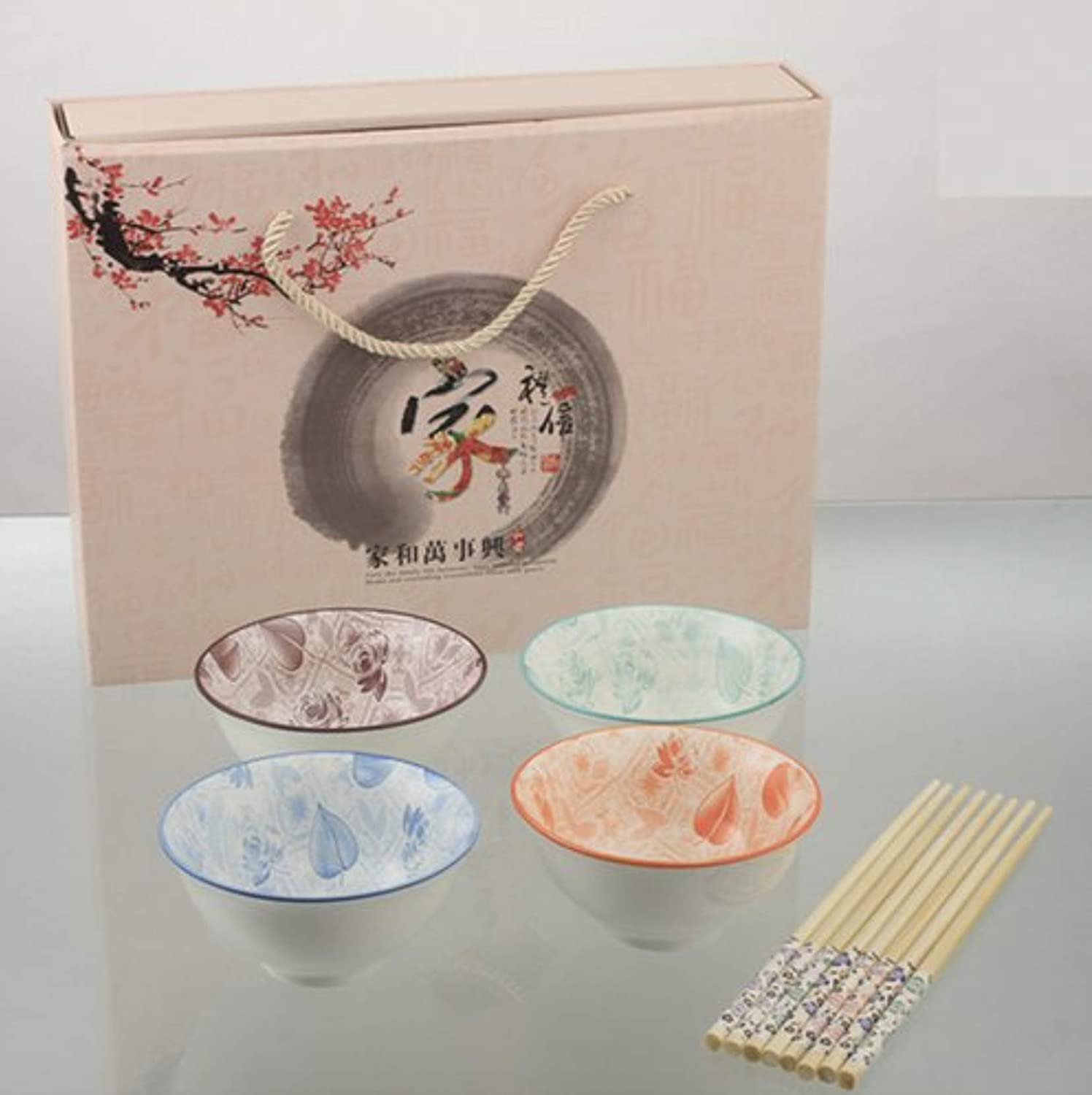 Reis-Schalenset 8-teilig Jahreszeiten