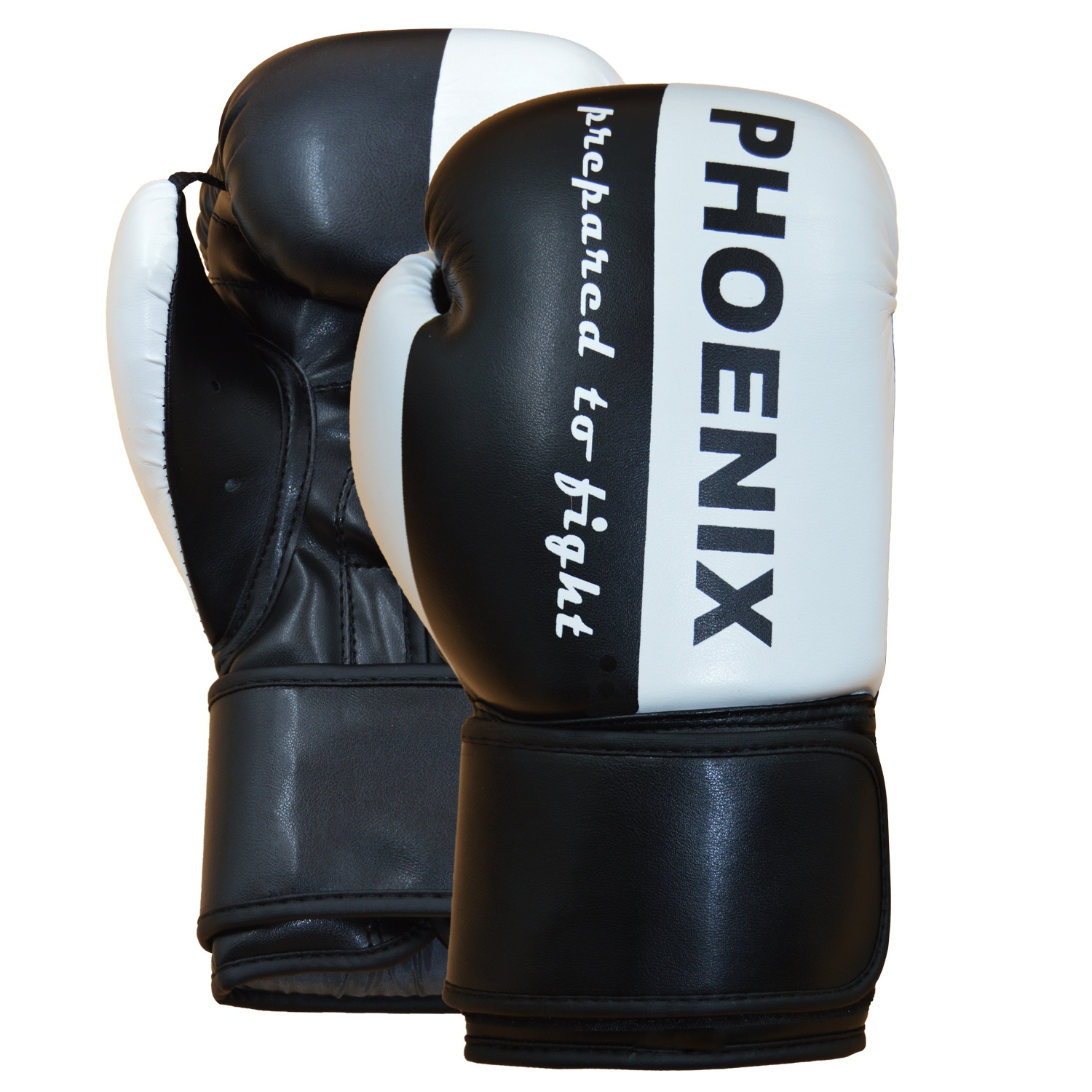 Junior Boxhandschuhe prepared to fight schwarz-rot 16 oz