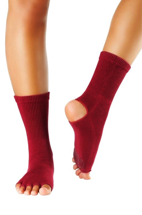 KNITIDO Pilates / Yoga Zehen Socken FLOW / Abverkauf petrol-43-46