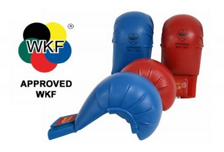 HAYASHI Karatefaustschützer „TSUKI“ WKF-approved mit Daumen blau XL
