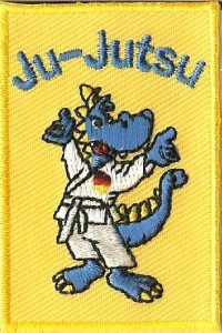 Ju-Jutsu Gürtelaufnäher gelb