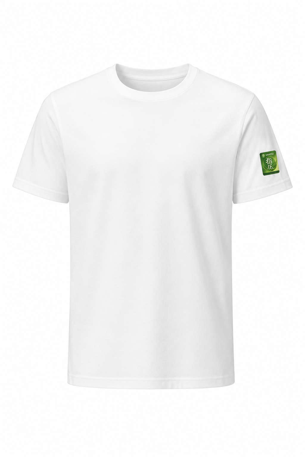 Shiatsu T-Shirt mit Label auf dem Oberarm