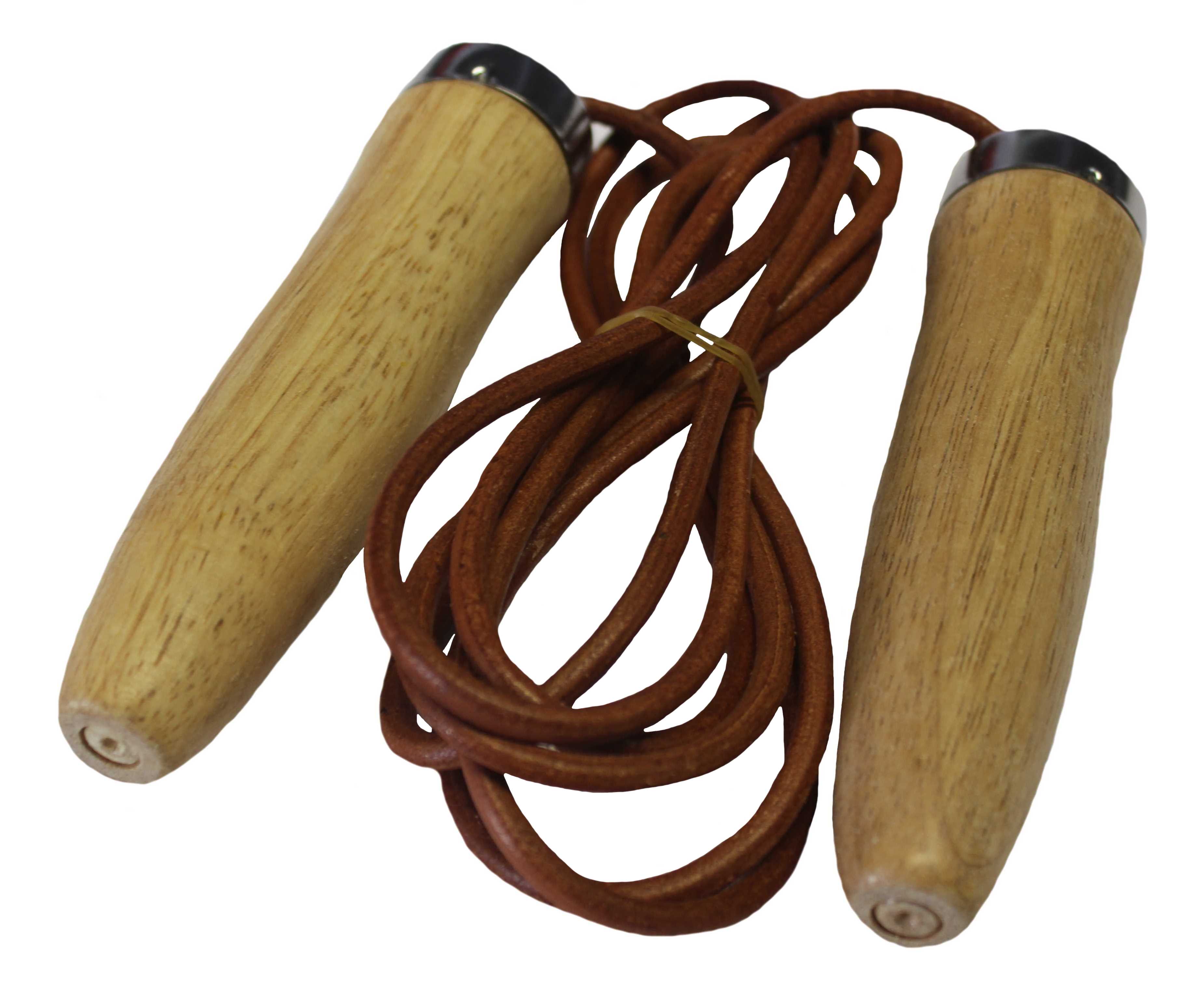 Leder-Springseil + Trainingskarten