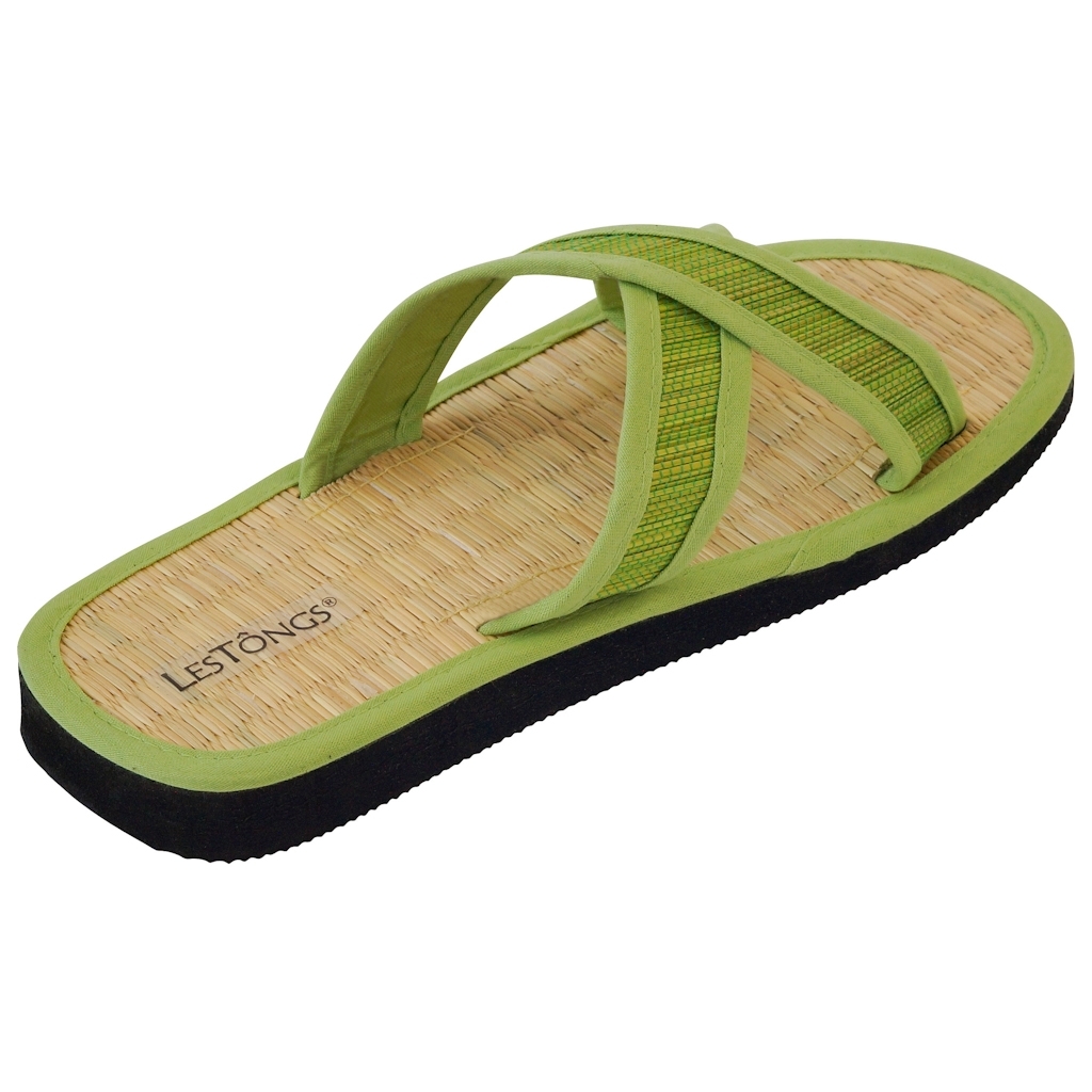 SALE% Zimtlatschen / Zoris SAIGON Kreuzband GRÜN 45/46