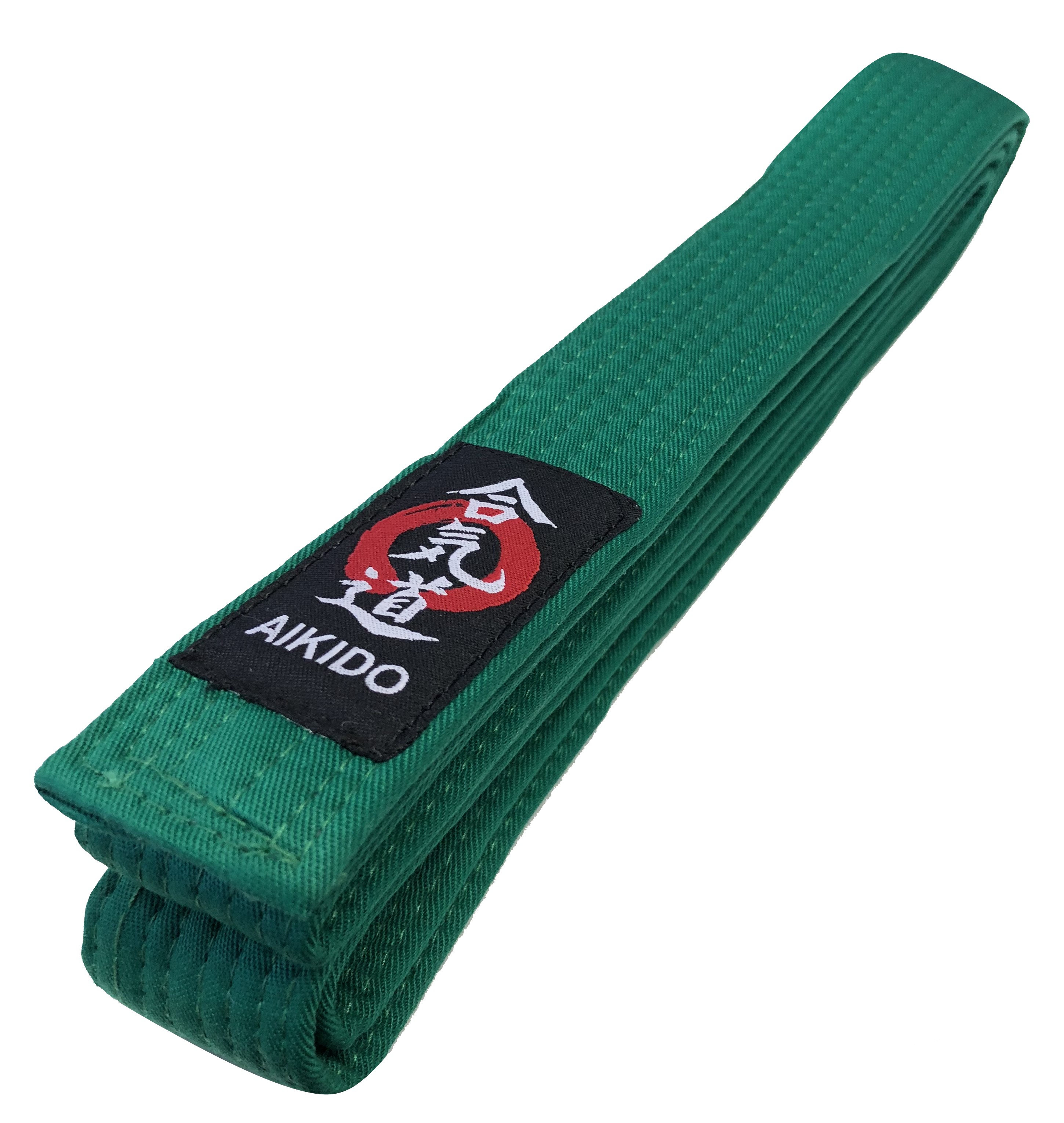 Aikido Label Gürtel grün