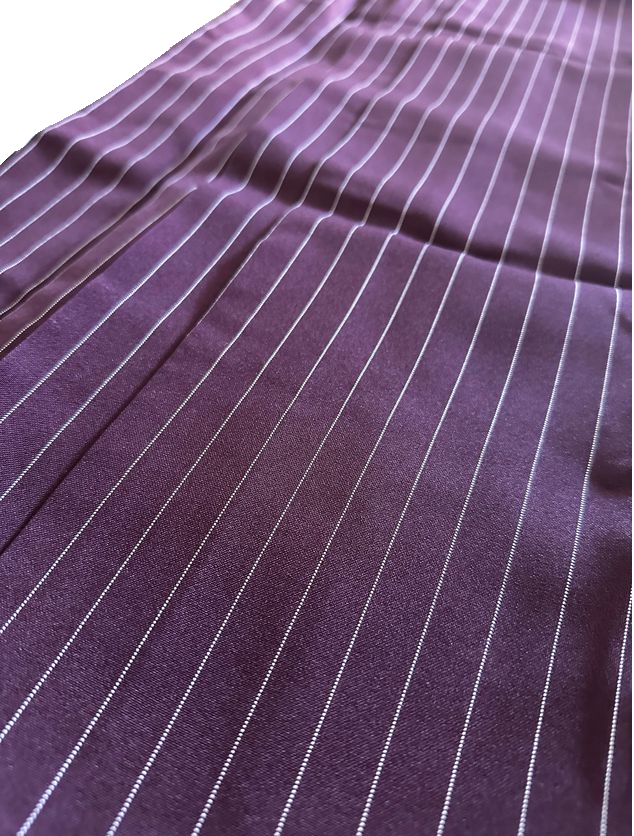 Hakama-Gi-Set, weiß-weinrot (HG7)