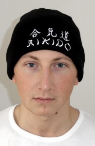 Wollmütze mit "Aikido" Bestickung