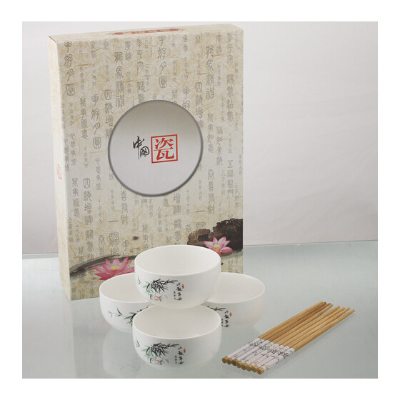 Japanisches Schalenset mit Bambus