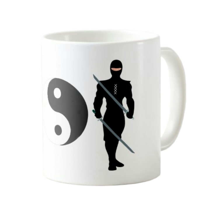 Tasse Ninjutsu Yin Yang Ninja