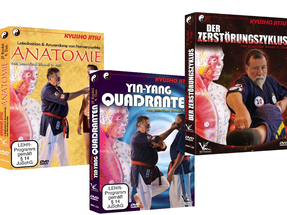 3-DVD Set: Kyusho Jitsu – Der Zerstörungszyklus / Anatomie / Yin-Yang Quadranten