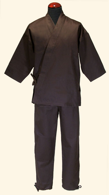 Meditationsanzug / Taiji Anzug schwarz Premium