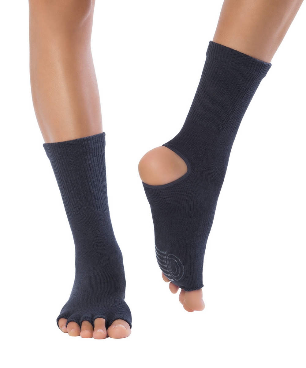 KNITIDO Pilates / Yoga Zehen Socken FLOW / Abverkauf petrol-43-46