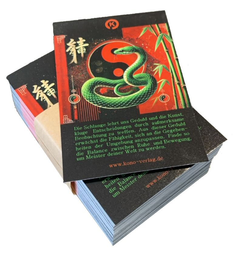 Motiv-Karte Sammelkarte Schlange