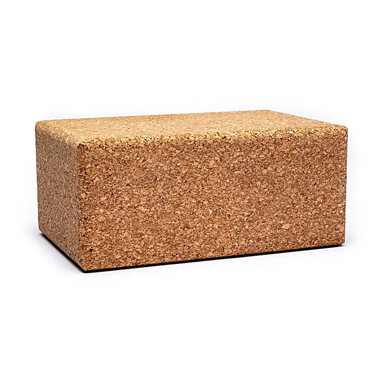 Yoga Block aus Kork 22,7 x 15 x 10 cm