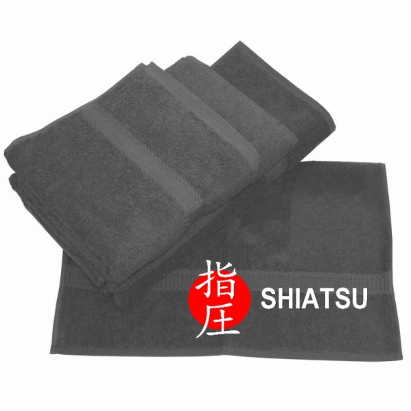 Shiatsu Behandlungstuch individuell bestickt