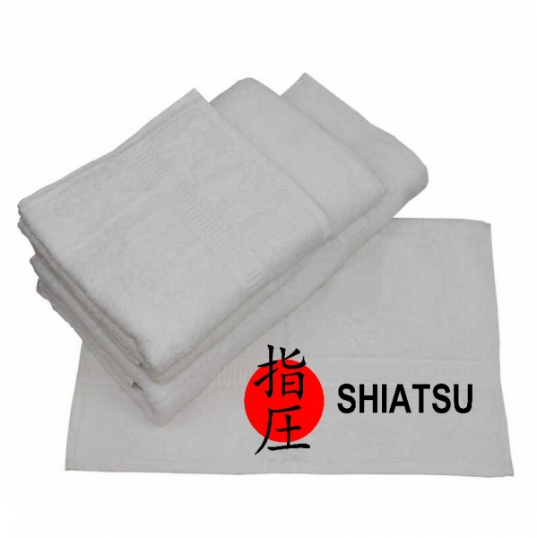 Shiatsu Behandlungstuch individuell bestickt