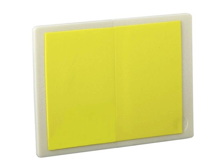 Bruchtest-Bretter, wiederverwendbare Bruchtestbretter gelb 1,0 cm leicht