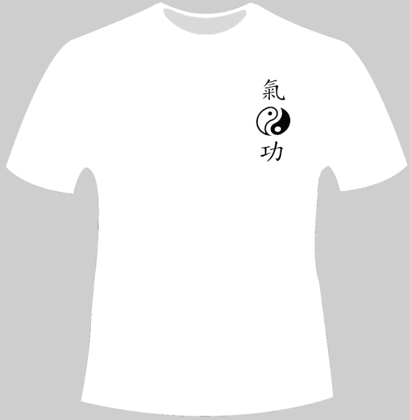 Qigong T-Shirt weiß
